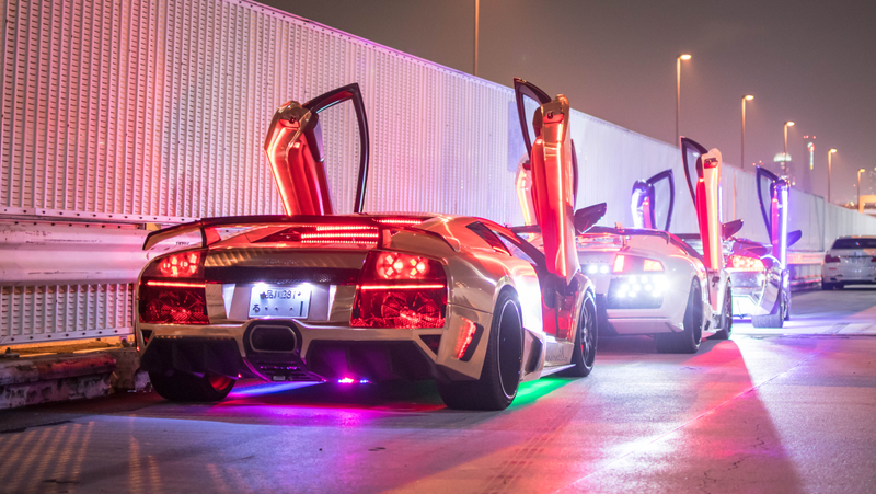 Illustration for article titled This Parking Lot In Tokyo Will Bring All Your Car Fantasies To Life